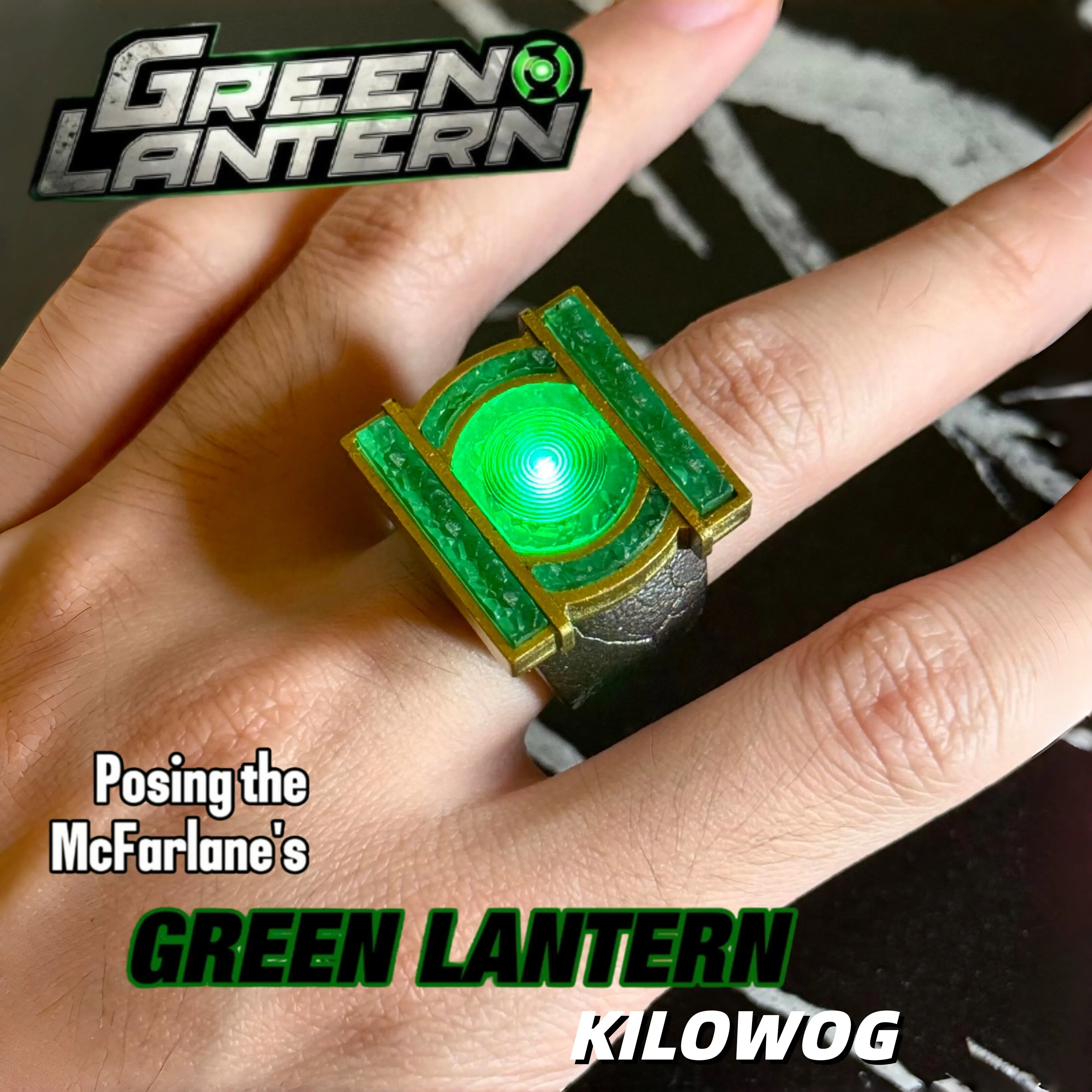 Cosplay Fire Prop - 【Em Estoque】Anel de Metal do Corpo