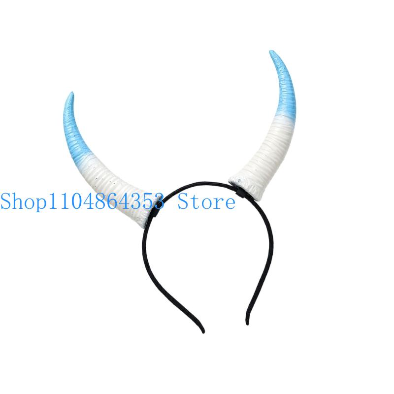 Easy Cosplay Prop - 652f chifre cabra hairband cosplay headwear