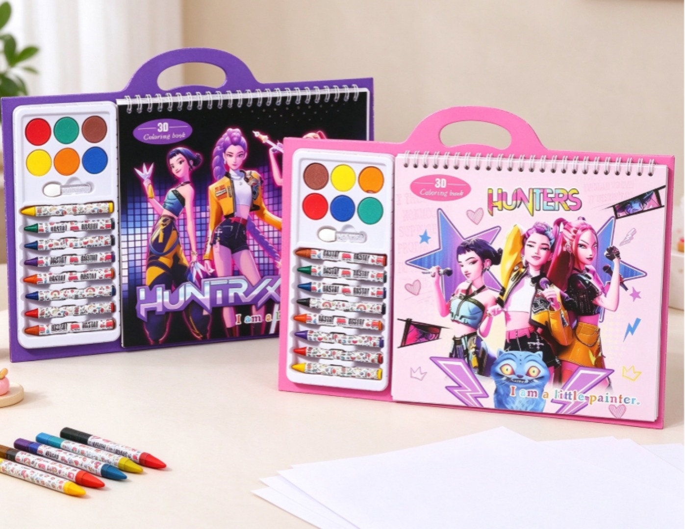 Cosplay Prop Paint - Livro de Colorir de Anime Novo
