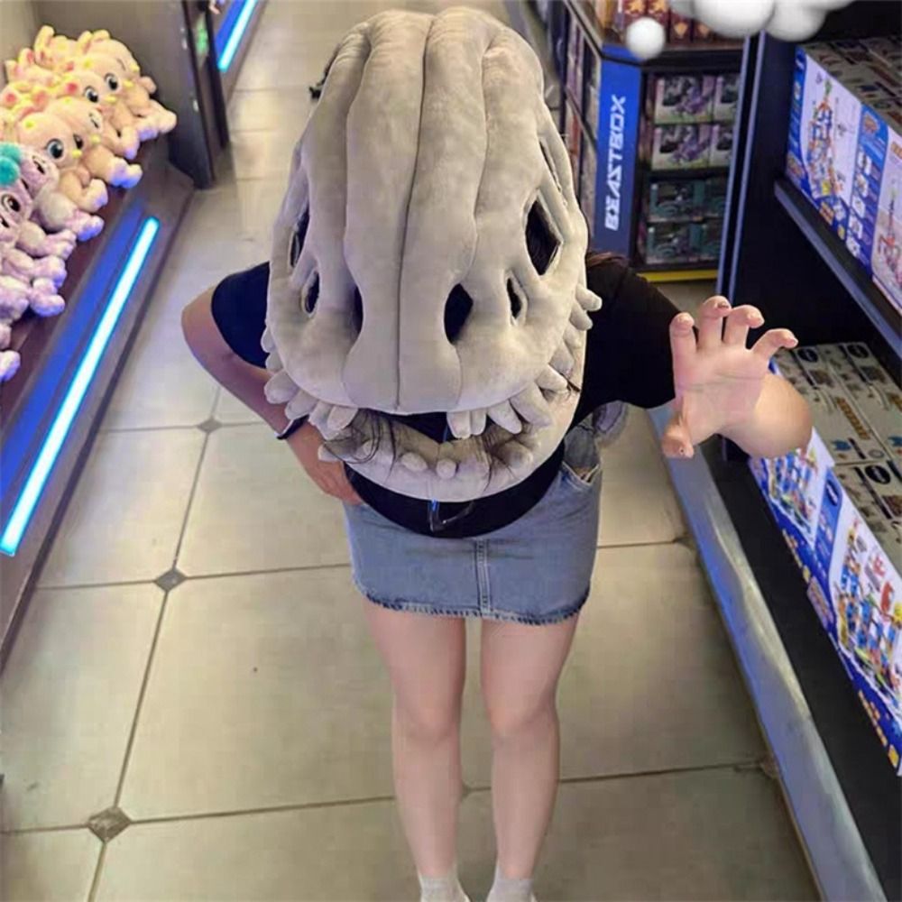 Máscara de esqueleto de dinoss - Easy Cosplay Prop avaliação e preço
