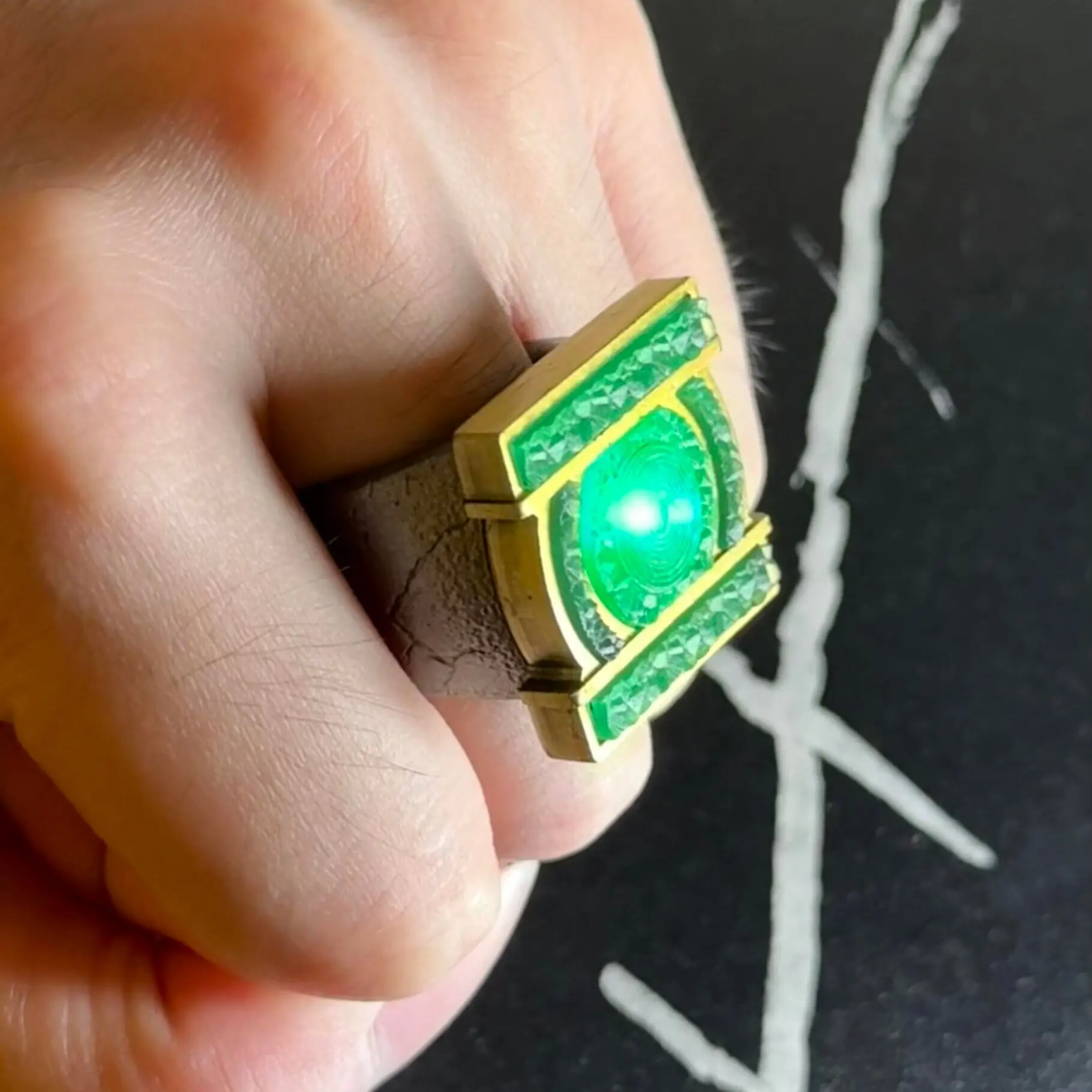 【Em Estoque】Anel de Metal do C - Cosplay Fire Prop avaliação e preço