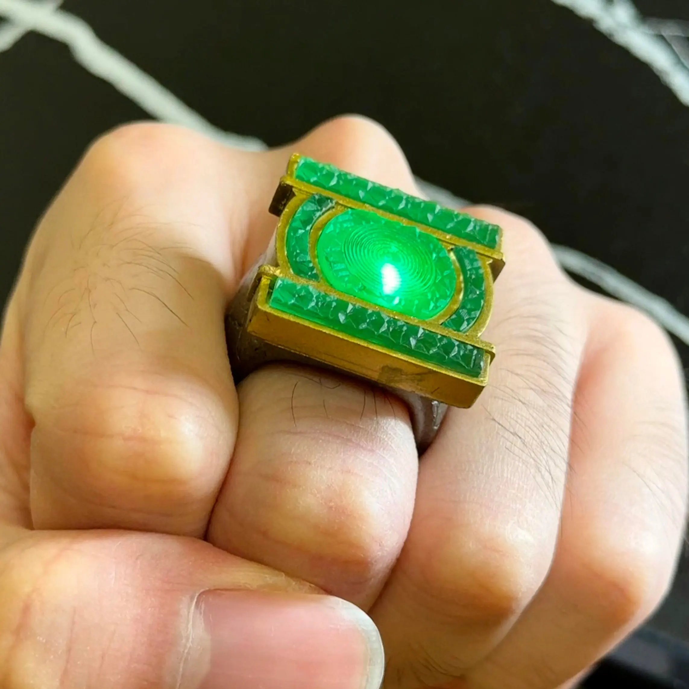 【Em Estoque】Anel de Metal do C - Cosplay Fire Prop avaliação e preço