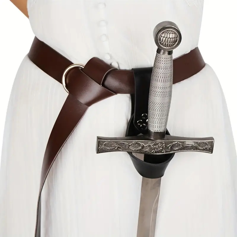 Cinto de Couro Retrô Viking co - Cosplay Prop Dagger avaliação e preço