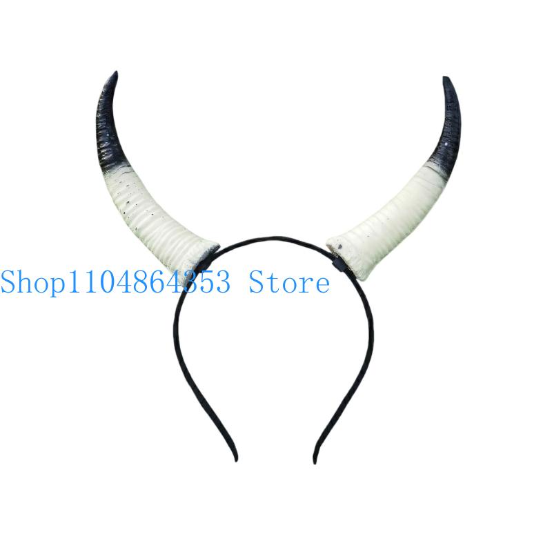 652f chifre cabra hairband cos - Easy Cosplay Prop avaliação e preço
