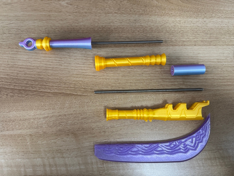Rumi caçadores faca dos desenh - Cosplay Prop 3D Print Settings avaliação e preço