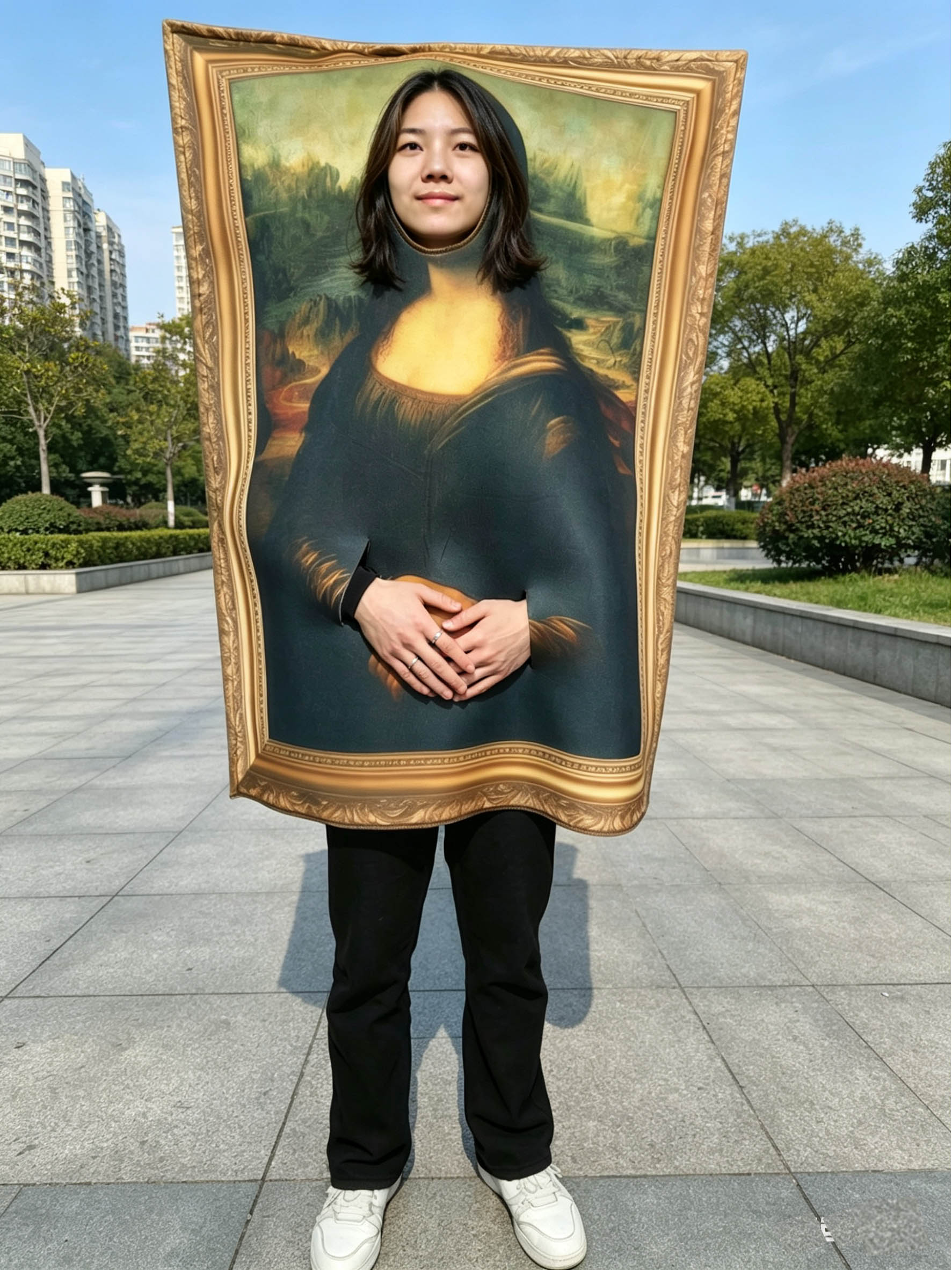 Fantasia de Halloween Mona Lis - Cosplay Prop Paint avaliação e preço
